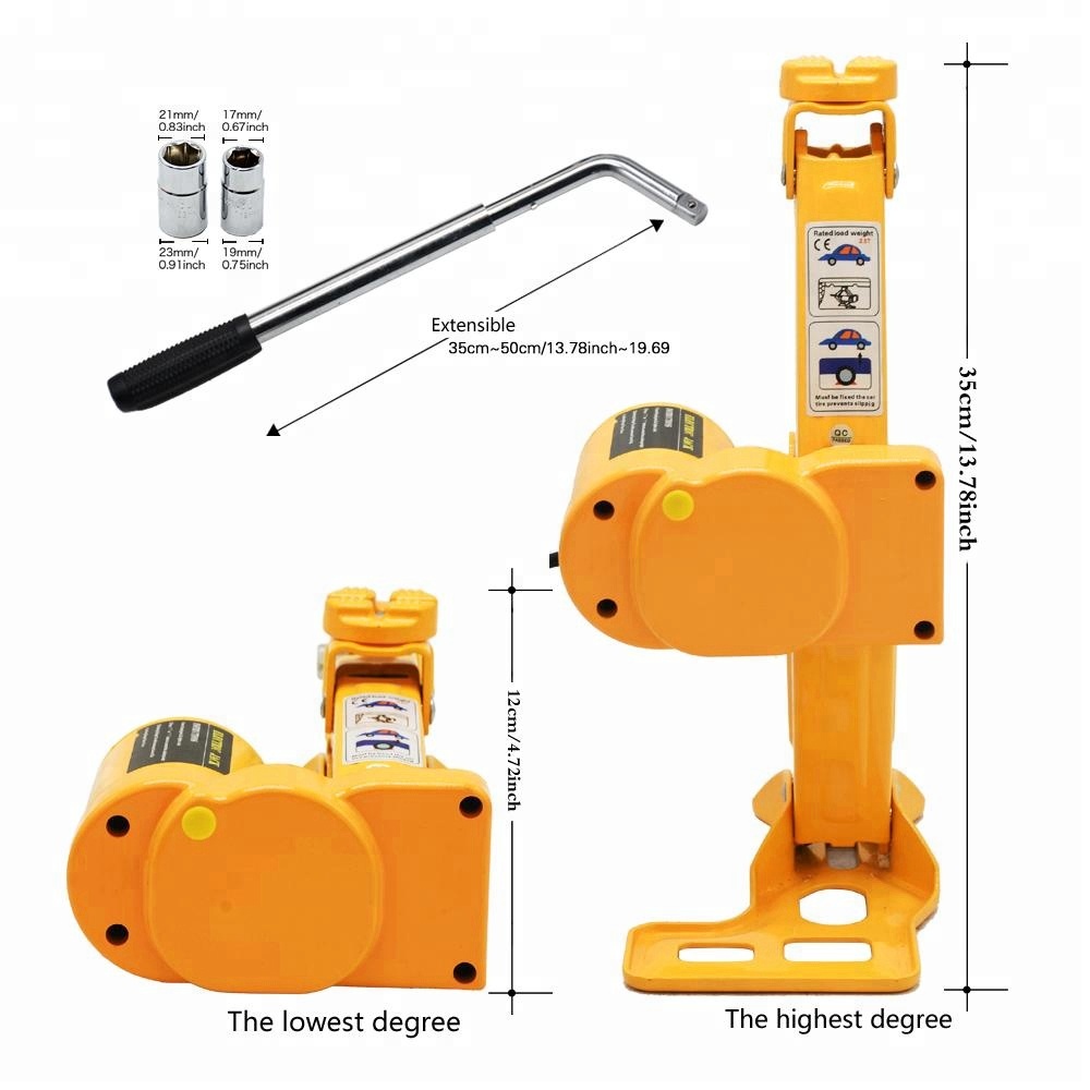 Electric scissor screw jack 2 ton automatic car Buy Scissor Screw