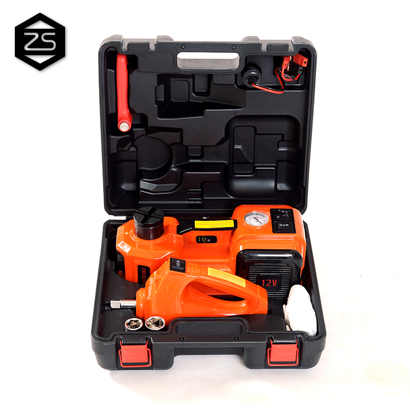 12v impact wrench and hydraulic floor electronic car jack with CE UL PATENT