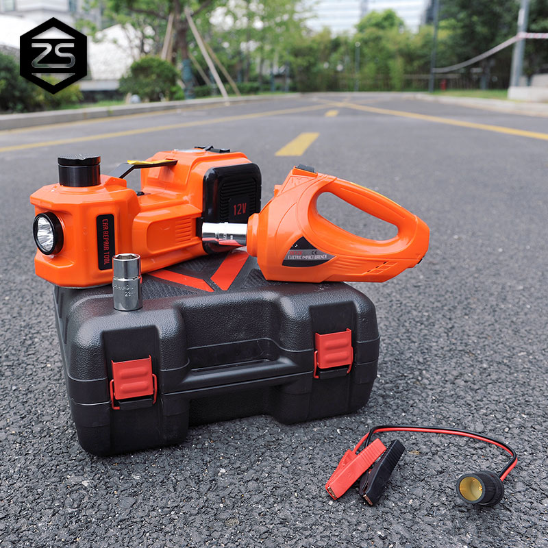 Standard size portable two stage car hydraulic bottle jack