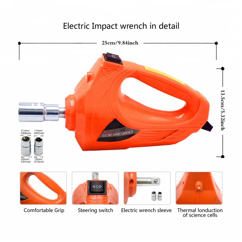 Electric battery compact impact wrench