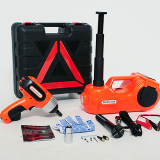 DC 12V 5T Multi-functional Electric Hydraulic Floor Jack with Electric Impact Wrench